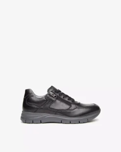 Nero Giardini Sneakers Uomo in Pelle Nero Online