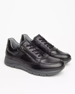 Nero Giardini Sneakers Uomo in Pelle Nero Online