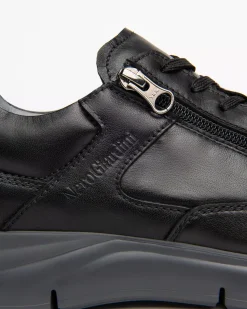 Nero Giardini Sneakers Uomo in Pelle Nero Online