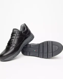 Nero Giardini Sneakers Uomo in Pelle Nero Online