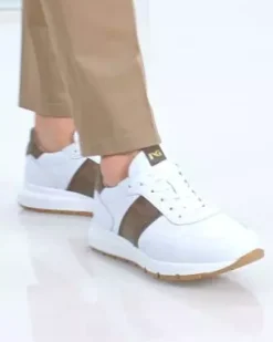 Nero Giardini Sneakers Uomo in Pelle Marrone Sale