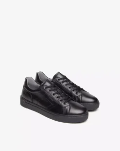 Nero Giardini Sneakers Uomo in Pelle Nero Sale