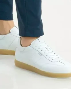 Nero Giardini Sneakers Uomo in Pelle Bianco New