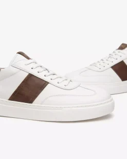 Nero Giardini Sneakers Uomo in Pelle Marrone Clearance