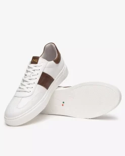 Nero Giardini Sneakers Uomo in Pelle Marrone Clearance