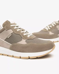 Nero Giardini Sneakers Uomo in Pelle, Camoscio e Tela Discount