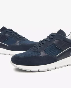 Nero Giardini Sneakers Uomo in Pelle, Camoscio e Tela Discount