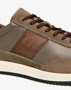 Nero Giardini Sneakers Uomo in Pelle e Camoscio Hot