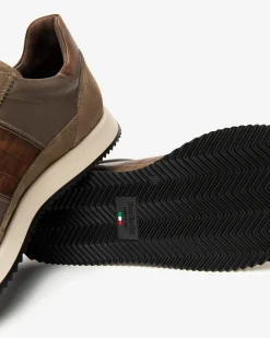 Nero Giardini Sneakers Uomo in Pelle e Camoscio Hot