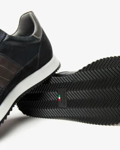Nero Giardini Sneakers Uomo in Pelle e Camoscio Hot