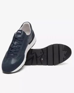 Nero Giardini Sneakers Uomo in Pelle e Camoscio Discount