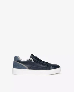 Nero Giardini Sneakers Uomo in Pelle e Camoscio Outlet