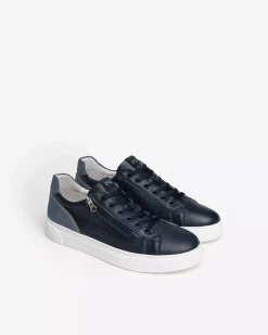Nero Giardini Sneakers Uomo in Pelle e Camoscio Outlet