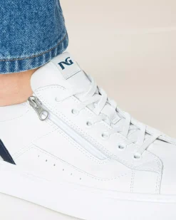 Nero Giardini Sneakers Uomo in Pelle e Camoscio Outlet