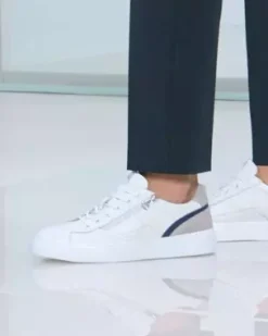 Nero Giardini Sneakers Uomo in Pelle e Camoscio Outlet