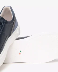 Nero Giardini Sneakers Uomo in Pelle e Camoscio Outlet
