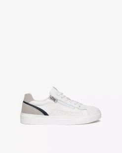 Nero Giardini Sneakers Uomo in Pelle e Camoscio Outlet