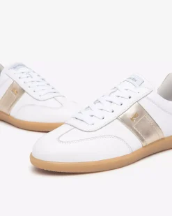 Nero Giardini Snekares Donna in Pelle Bianco Clearance