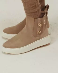 Nero Giardini Stivaletti Chelsea Donna in Suede Discount