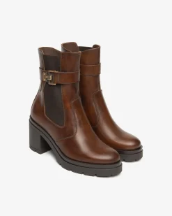 Nero Giardini Stivaletti Chelsea Donna in Pelle T. Di Moro Sale