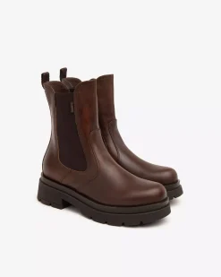 Nero Giardini Stivaletti Chelsea Donna in Pelle T. Di Moro Sale