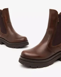 Nero Giardini Stivaletti Chelsea Donna in Pelle T. Di Moro Sale