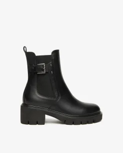 Nero Giardini Stivaletti Chelsea Donna in Pelle Nero Online