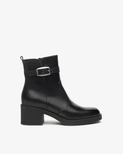 Nero Giardini Stivaletti Donna in Pelle Nero Hot