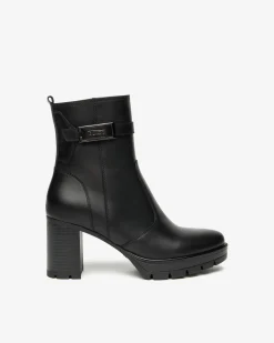 Nero Giardini Stivaletti Donna in Pelle Nero Sale