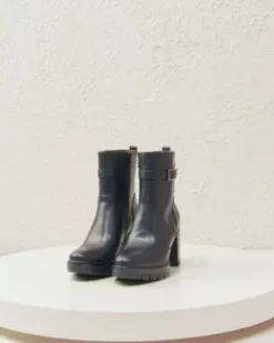 Nero Giardini Stivaletti Donna in Pelle Nero Sale