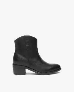 Nero Giardini Stivaletti Donna in Pelle Nero Outlet
