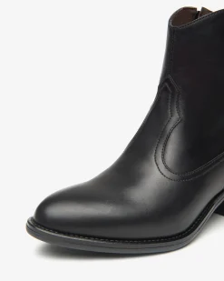 Nero Giardini Stivaletti Donna in Pelle Nero Outlet