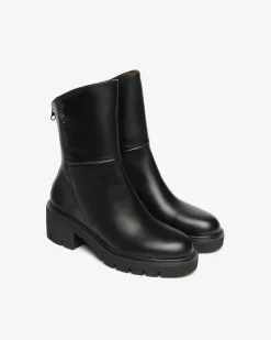 Nero Giardini Stivaletti Donna in Pelle Nero Online