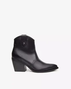 Nero Giardini Stivaletti Donna in Pelle Nero Clearance