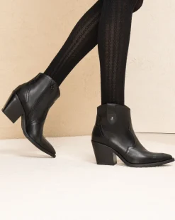 Nero Giardini Stivaletti Donna in Pelle Nero Clearance