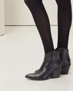 Nero Giardini Stivaletti Donna in Pelle Nero Clearance