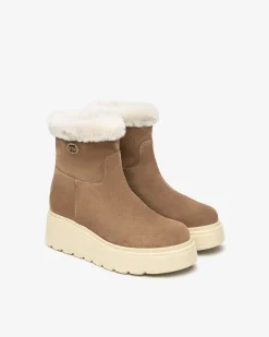 Nero Giardini Stivaletti Donna in Suede Marrone Clearance