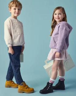 Nero Giardini Stivaletti Junior da Bambino in Pelle Giallo Online