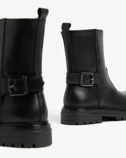 Nero Giardini Stivaletti Teen da Ragazza in Pelle Nero Clearance