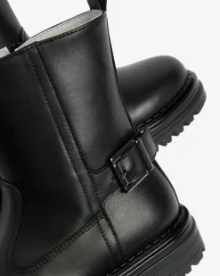Nero Giardini Stivaletti Teen da Ragazza in Pelle Nero Clearance