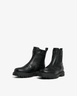 Nero Giardini Stivaletti Teen da Ragazza in Pelle Nero Outlet