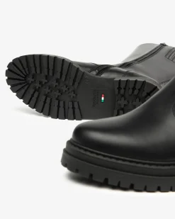 Nero Giardini Stivali Donna in Pelle Nero Clearance