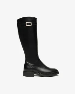 Nero Giardini Stivali Donna in Pelle Nero Online