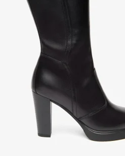 Nero Giardini Stivali Donna in Pelle Nero