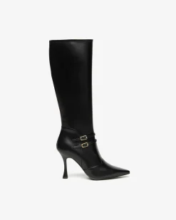 Nero Giardini Stivali Donna in Pelle Nero