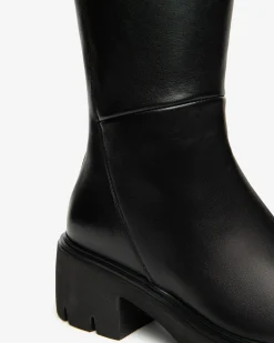 Nero Giardini Stivali Donna in Pelle Nero Outlet