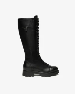 Nero Giardini Stivali Donna in Pelle Nero Online