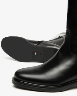 Nero Giardini Stivali Donna in Pelle Nero