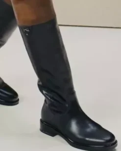 Nero Giardini Stivali Donna in Pelle Nero