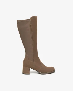 Nero Giardini Stivali Donna in Suede e Materiale Tecnico
